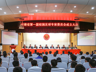 安徽省校园足球专家委员会成立大会在365官网召开