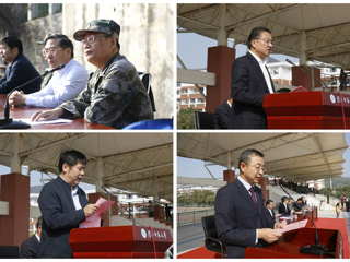 英国best365官方网站入口举行2019级新生军训总结暨表彰大会