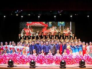 “壮丽七十载，扬帆再启航”365官网成功举办教职工新年晚会