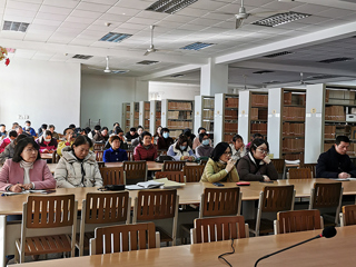 安徽大学图书馆馆长储节旺应邀来365官网作科研能力提升讲座