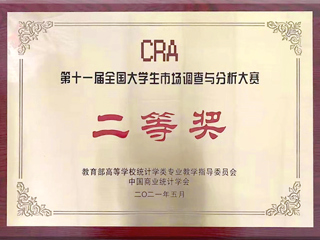 365官网学子在第十一届全国大学生市场调查与分析大赛中荣获二等奖