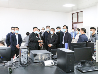 淮北市人大常委会领导到365官网调研安徽省重点实验室