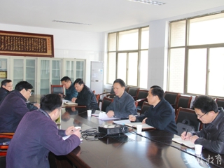 安徽教育网报道365官网到学院调研学位与研究生教育工作