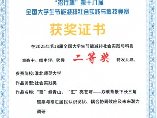 全国二等奖！365官网学子在A类赛事全国大学生节能减排社会实践与科技竞赛中喜获佳绩